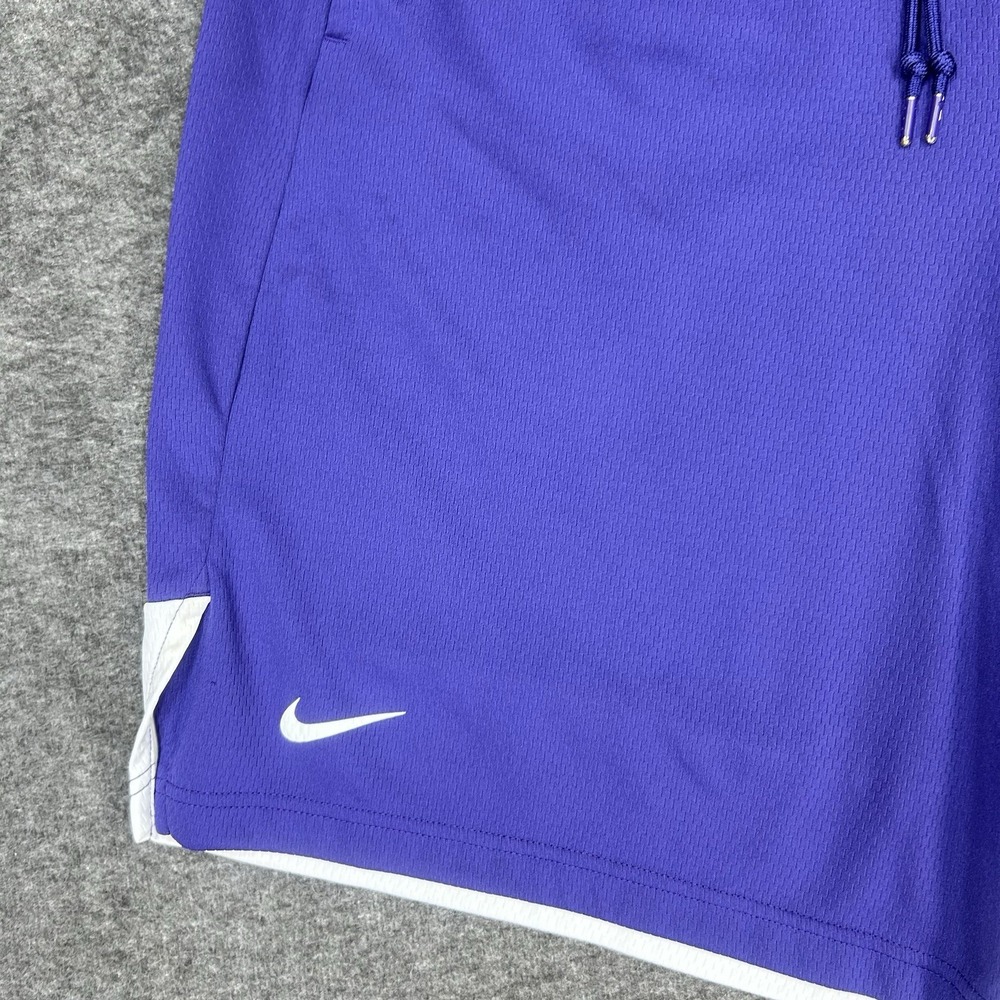 Nike kansas state wildcats Shorts Men's 2XL Purple On Field Dri-Fit Team issue - Picture 3 of 16